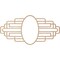 Ekena Millwork Elizabeth Wood Fretwork Pierced Ceiling Medallion, Alder, 28"W x 14"H x 7 3/4"IW x 13 1/4"IH x 3/8"T CMWP28X14X0375EBAL - alternate 4